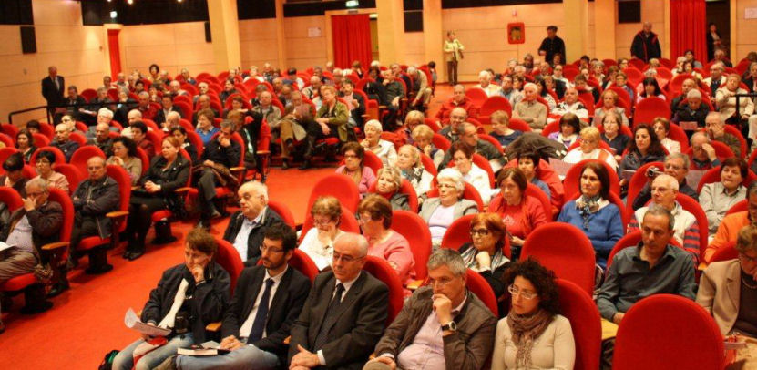 Lecco, 29 aprile 2012, Sa Die sa Sardigna, Pubblico alla conferenza di Luciano Carta - foto di Angelo Marche